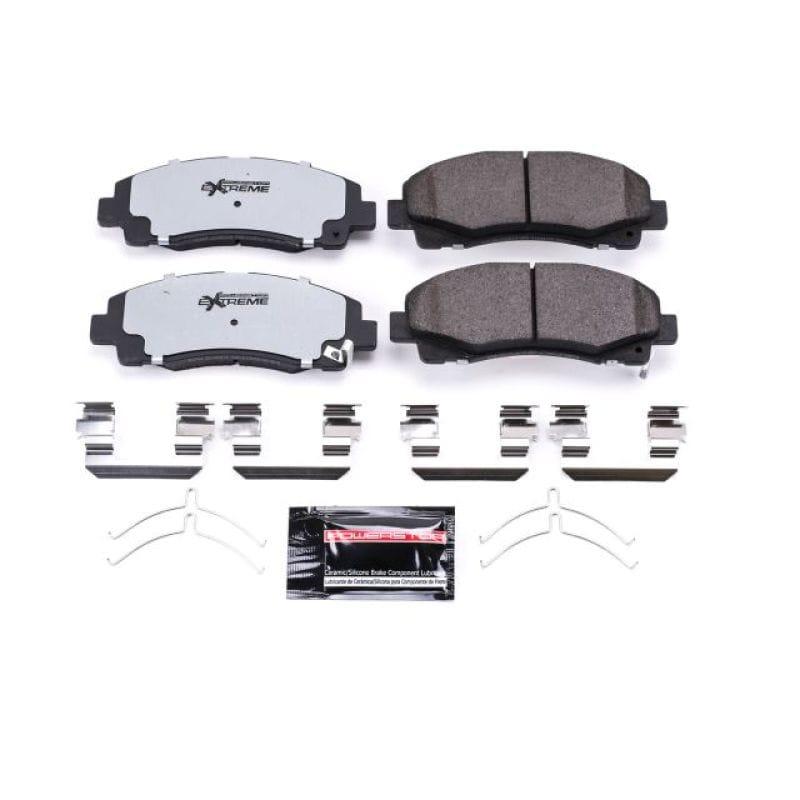 PowerStop — PowerStop - Z36 Truck and SUV Carbon-Fiber Ceramic Brake Pads with Hardware Kit