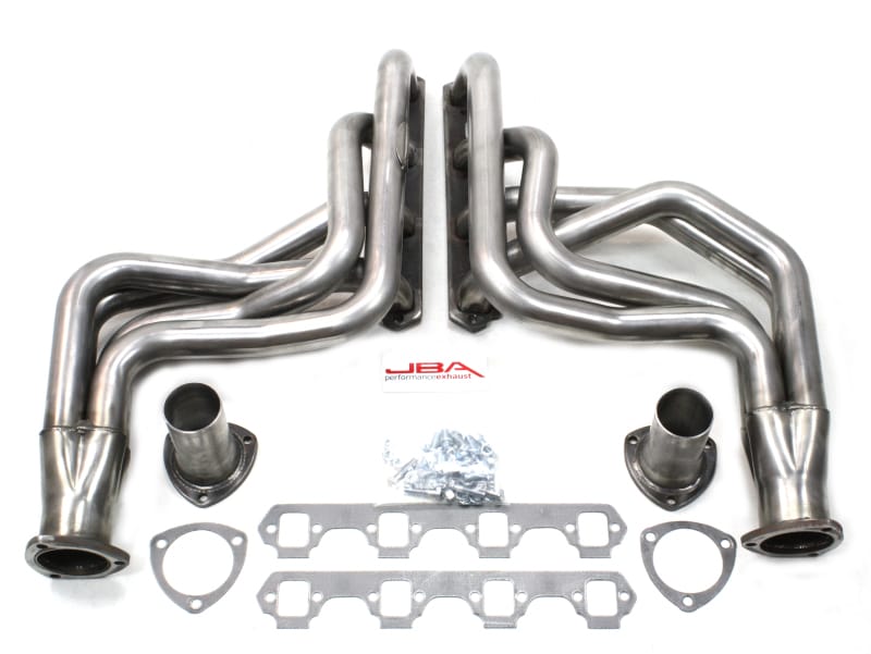 JBA — JBA 65-73 Ford Mustang 260-351W (w/Mustang II Suspension) 1-3/4in Primary Raw 409SS Long Tube Header
Long Tube Header