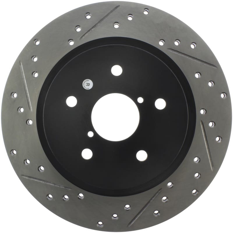 Stoptech — StopTech Sport Drilled & Slotted Brake Rotor; Rear Right
StopTech Sport Drilled/Slotted Brake Rotor; Rear Right