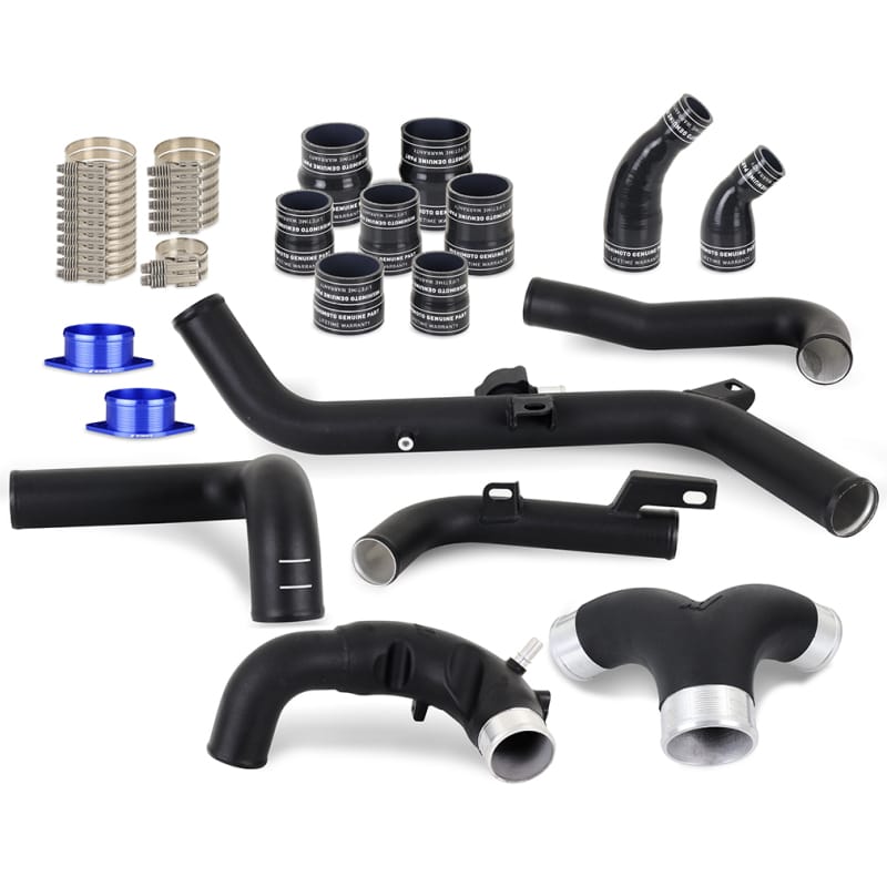 Mishimoto — Mishimoto 2021+ Ford Bronco 2.7L High-Mount Intercooler Pipe Upgrade Kit - Wrinkle Black
Intercooler Pipe Set