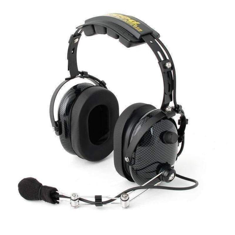 Rugged Radios — Rugged Radios H22 Over the Head (OTH) Headset for 2-Way Radios - Black Carbon Fiber