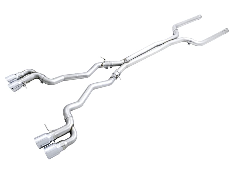 AWE Tuning — AWE Track Edition Catback for BMW F90 M5 - Chrome Tips