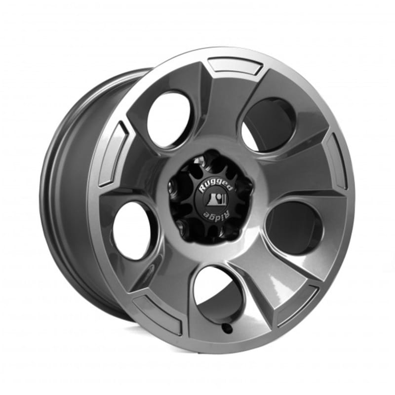 Rugged Ridge — Drakon Wheel, 17x9, Gun Metal; 07-21 Jeep Wrangler JK/JL
Drakon Wheel