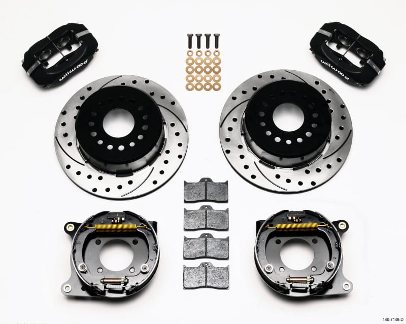 Wilwood — KIT,REAR,DISC/DRUM,CAMARO 93-97,2.75 OFFSET,1PC,SRP,BLACK POWDER COAT