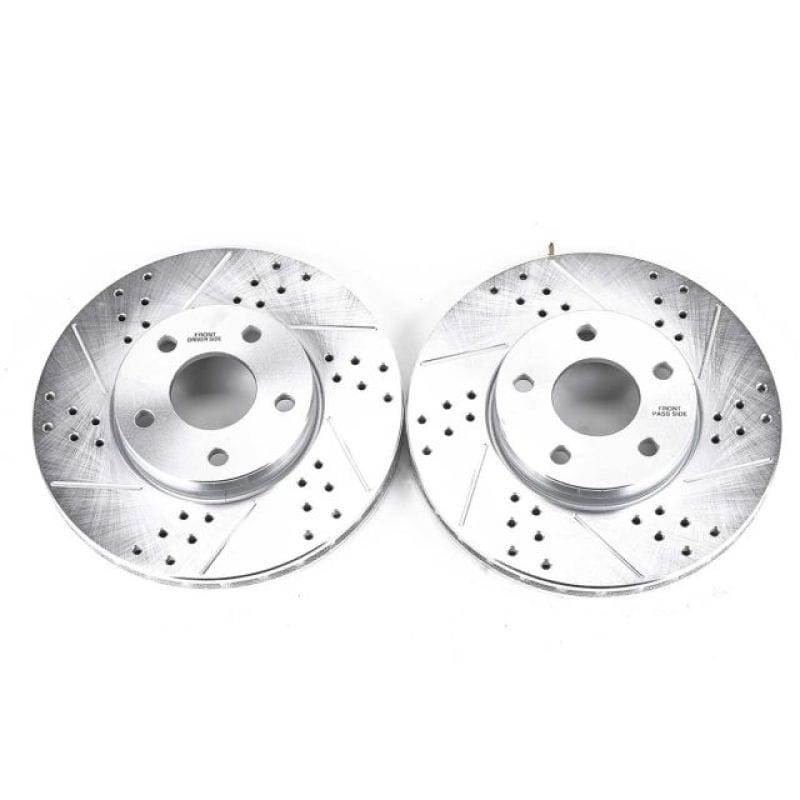 PowerStop — PowerStop Evolution Performance Drilled, Slotted & Plated Brake Rotor Pair