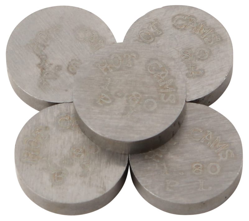 Hot Cams — Hot Cams 07-16 CRF 150 R/2016 CRF 150 RB Big Wheel 1.800mm Shim Kit - 5 Pack
