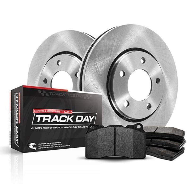 PowerStop — Track Day High-Performance Brake Pad and Rotor Kit