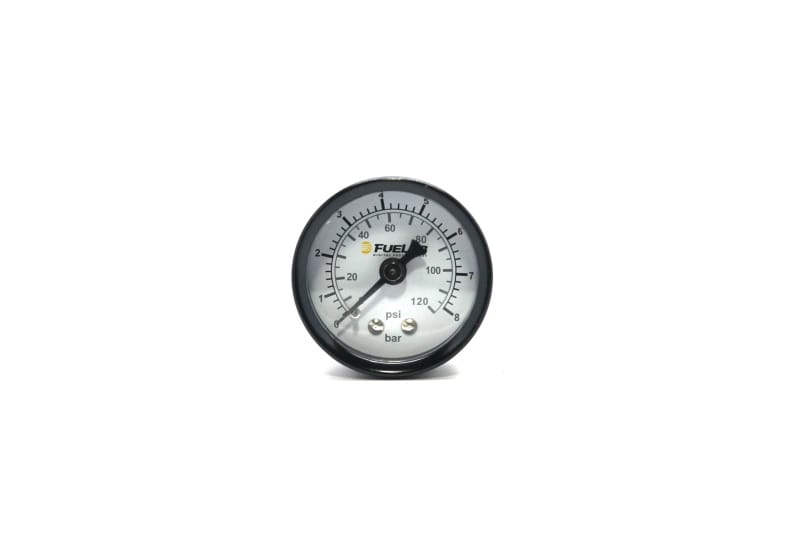 Fuelab — Fuel Pressure Gauge, DUAL SCALE BAR/EFI