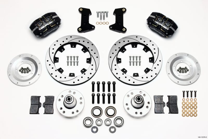 Wilwood — KIT,FRONT,MUSTANG II,74-78,DP-DB,12.19 ROTOR,VENTED,DRILLED