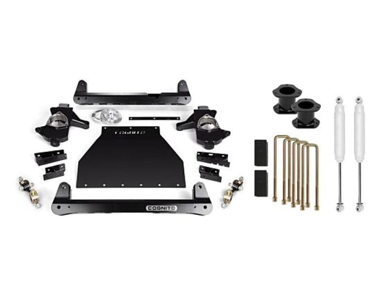 Cognito — 4” Standard Lift Kit 2007-2018 GM 1500 2WD/4WD Trucks w/ OE Cast Steel Arms