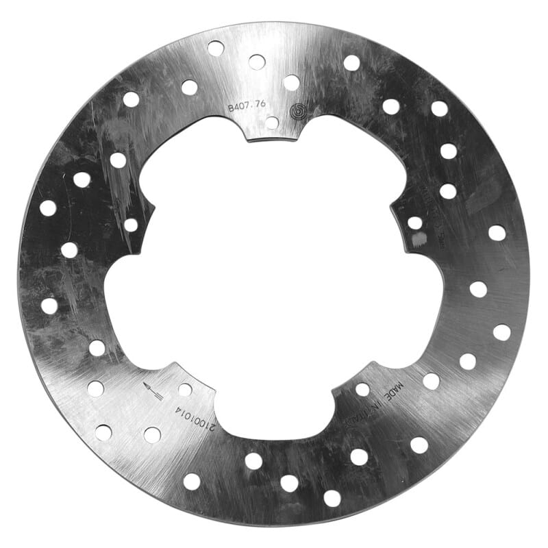 Brembo OE Powersports — Brembo OE 01-03 Gilera DNA 125CC/14-15 Piaggio Vespa Liberty 125CC 240x4mm Brake Disc - Front Fixed