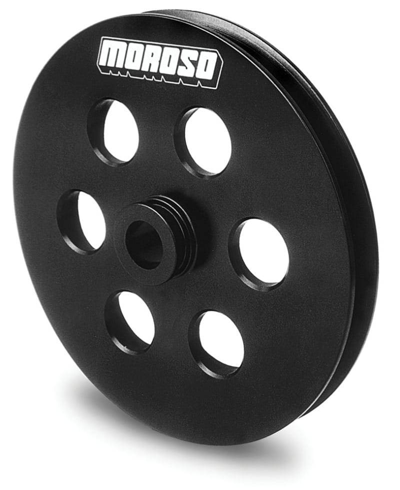 Moroso — Moroso GM (Late Model) Power Steering Pulley - Single Groove - Billet Aluminum