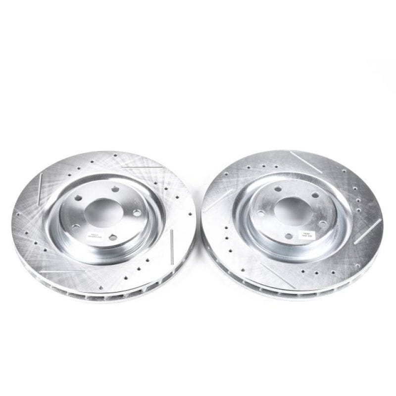 PowerStop — PowerStop Evolution Performance Drilled, Slotted & Plated Brake Rotor Pair
