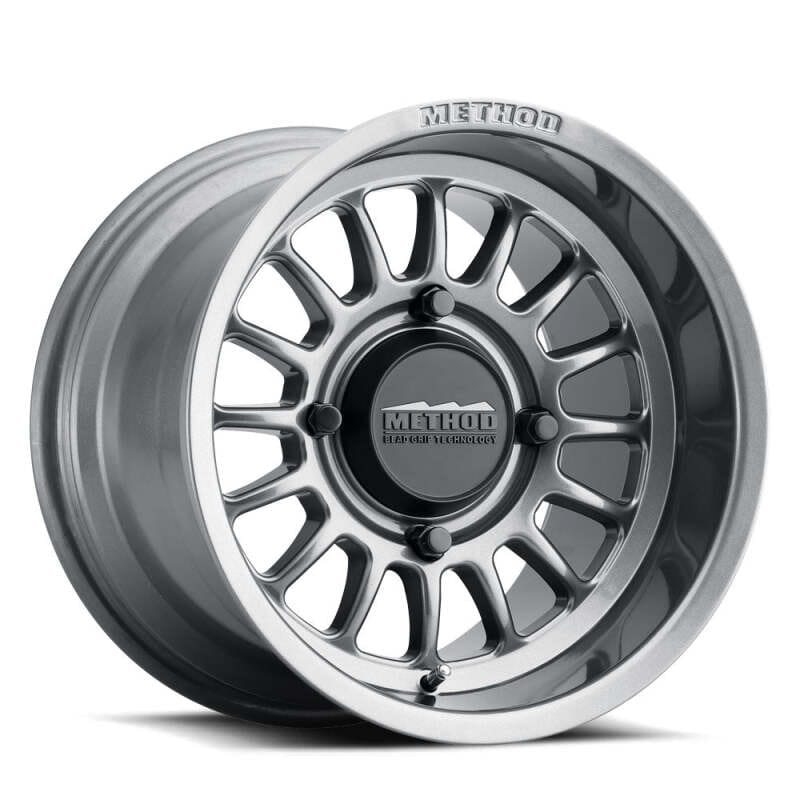 Method Wheels — Method MR411 Bead Grip 15x7 / 5+2/38mm Offset / 5x4.5 / 72 CB Gloss Titanium Wheel