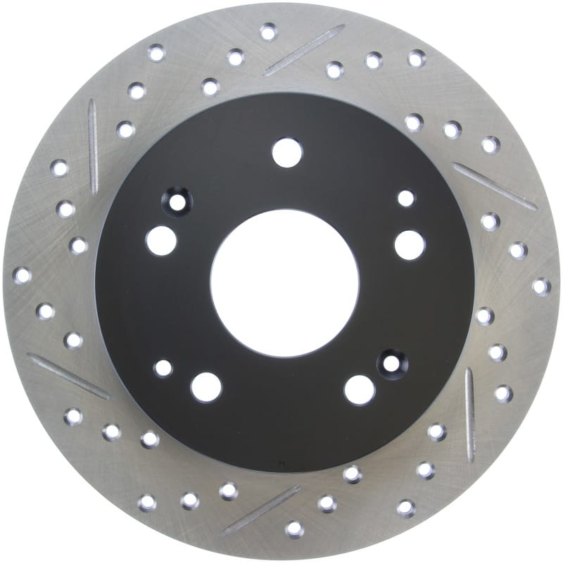 Stoptech — StopTech Sport Drilled & Slotted Brake Rotor; Rear Right
StopTech Sport Drilled/Slotted Brake Rotor; Rear Right
StopTech Sport Drilled/Slotted Disc