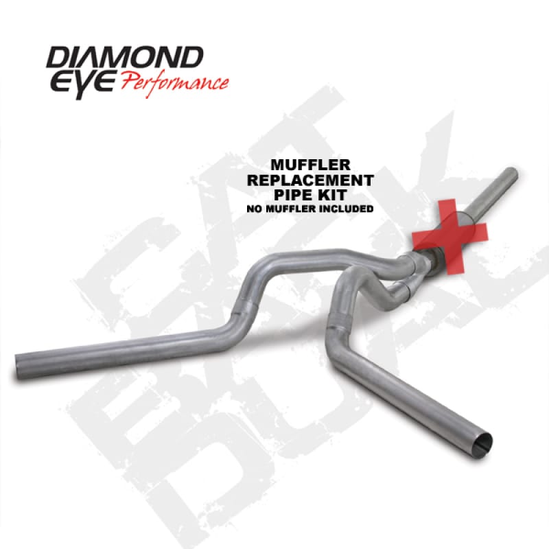 Diamond Eye Performance — 2004.5-2007.5 DODGE 5.9L CUMMINS 2500/3500 (ALL CAB AND BED LENGTHS)-4in. ALUMIN