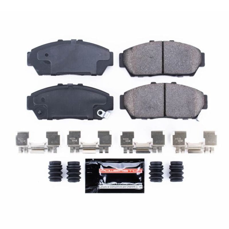PowerStop — PowerStop - Z23 Daily Driver Carbon-Fiber Ceramic Brake Pads with Hardware Kit