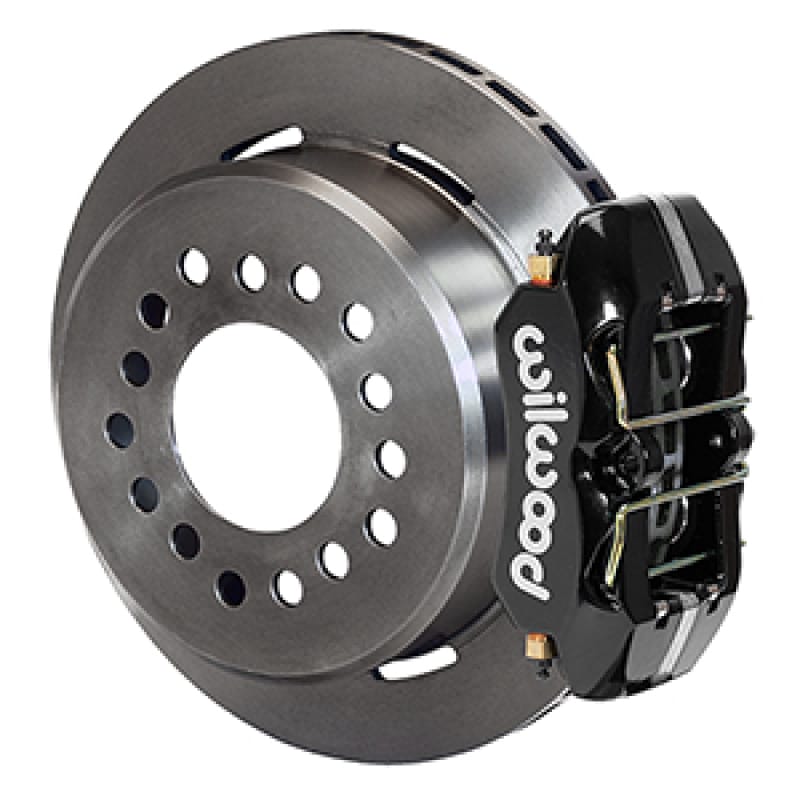 Wilwood — KIT,REAR,DISC/DRUM,12 BOLT,2.75/2.81 OFF 1PC 11.00,STAGGERED MT,BLACK POWDER CT
