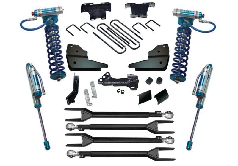 Superlift — 4" 4-Link Lift Kit - 23-25 F-250/F-350 4WD Dsl w/King Frt Clvrs & Res Rr Shcks
4in. 4-Link Lift Kit-23-25 F-250/F-350 4WD Dsl w/King Frt Clvrs/Res Rr Shcks