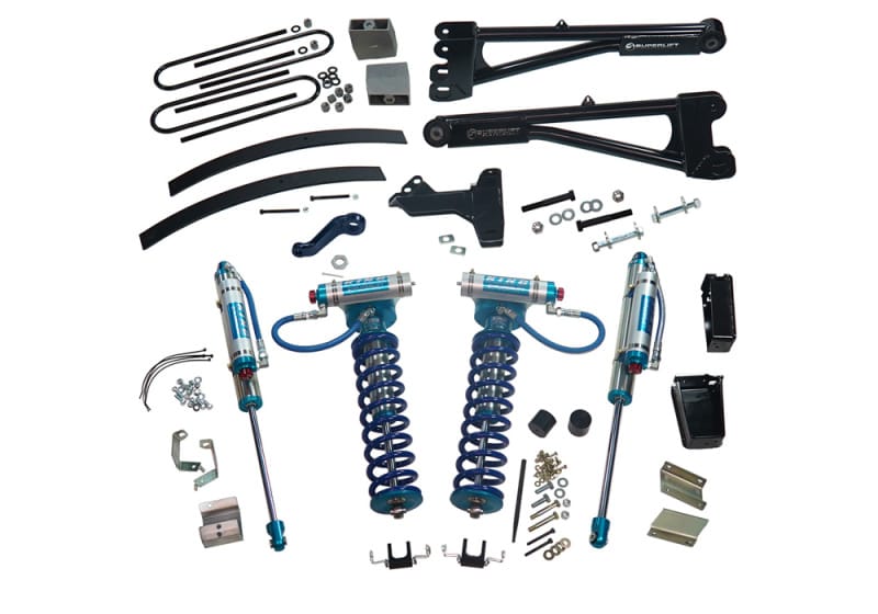 Superlift — 8in. Lift Kit-11-16 F250/F350 4WD w Rep Radius Arms/King Clvrs/King Rr Shocks
8" Lift Kit-11-16 F250/F350 4WD w Rep Radius Arms/King Clvrs/King Rr Shocks
