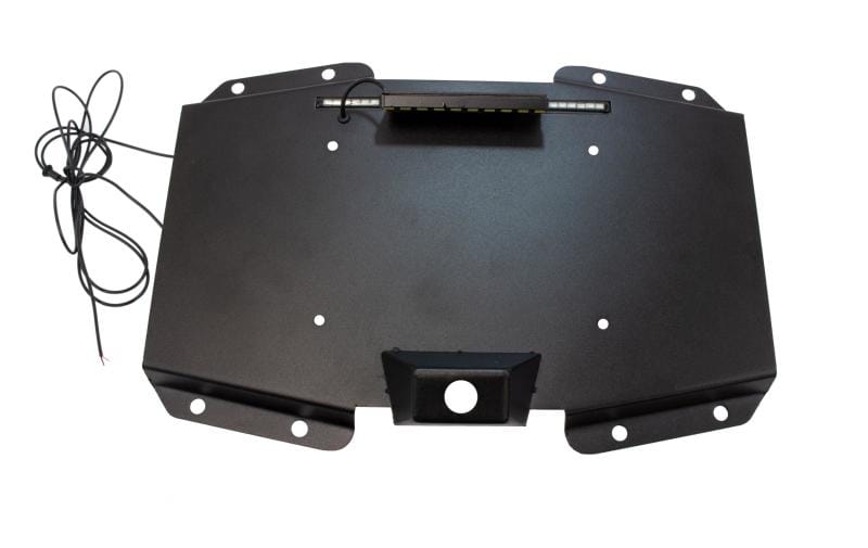 Kentrol — Kentrol 2018+ Jeep Wrangler JL Backside License Plate Mount Black