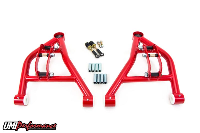 UMI Performance — 2655-1 - 1970-1981 GM F-Body Lower A-Arms, Tall Ball Joints, Race Version