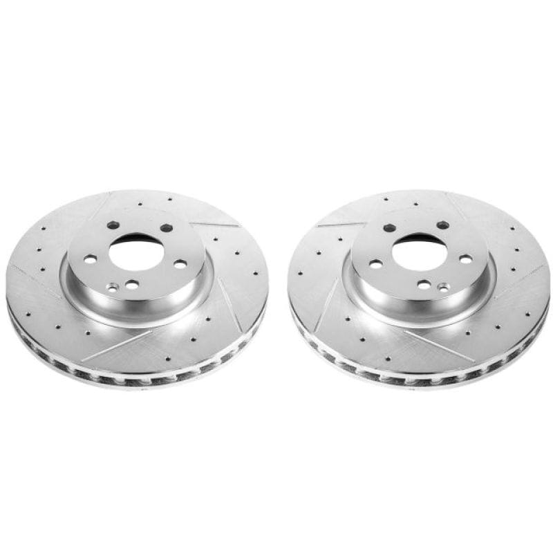 PowerStop — PowerStop Evolution Performance Drilled, Slotted & Plated Brake Rotor Pair