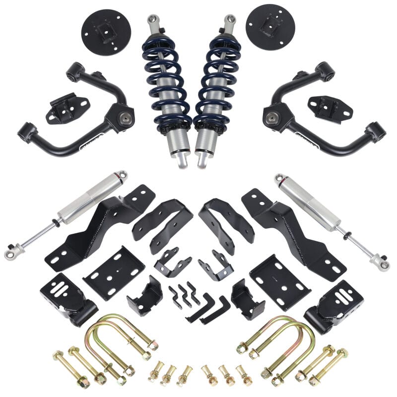Ridetech — Ridetech lowering system for 2019-2026 Silverado / Sierra 1500 4WD Axle Group B.