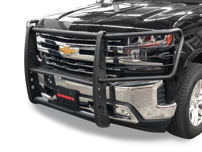 Go Rhino — 3100 Series StepGuard Grille Guard with Brush Guards