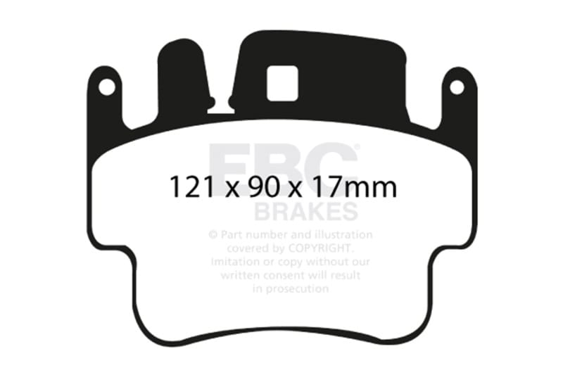 EBC — Redstuff Ceramic Low Dust Brake Pads