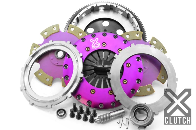 XCLUTCH — Clutch Kit Inc Chromoly Flywheel; 9" Twin Solid Ceramic Clutch Discs