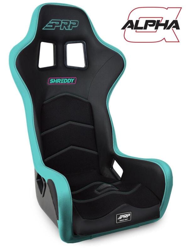 PRP Seats — PRP Shreddy Alpha Composite Seat- Black/Teal