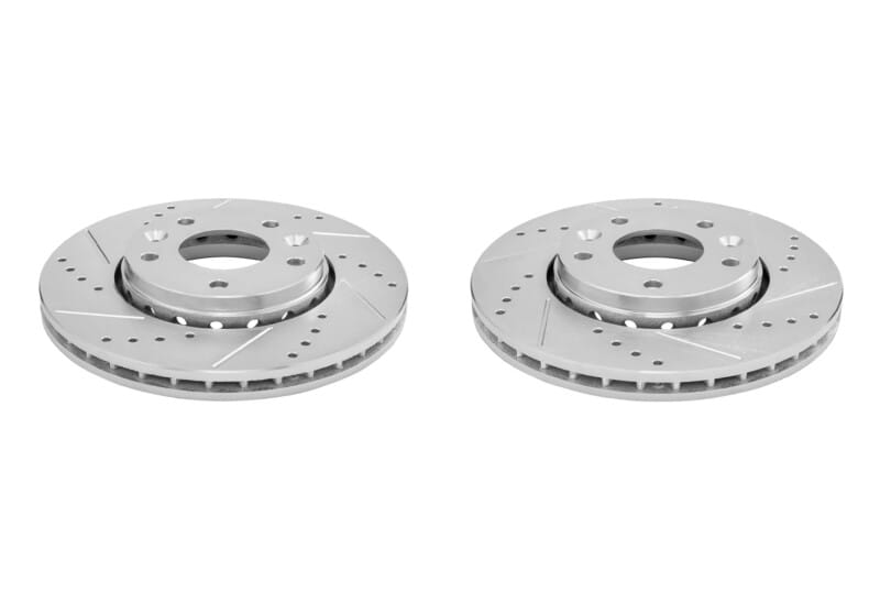 PowerStop — PowerStop Evolution Performance Drilled, Slotted & Plated Brake Rotor Pair