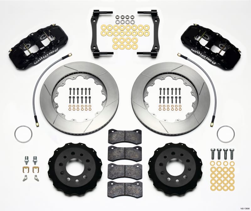 Wilwood — KIT,REAR,C7 VETTE 2014-UP,AERO4,14.25 ROTOR,W/LINES