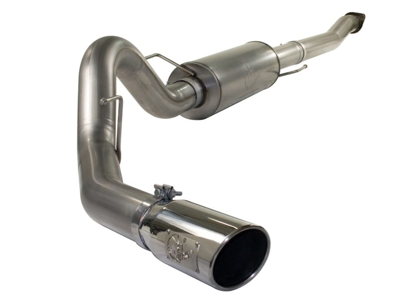 aFe — MACH Force-Xp 4 IN 409 Stainless Steel Cat-Back Exhaust System w/Polished Tip
MACHForce XP Cat-Back SS-409 Exhaust System