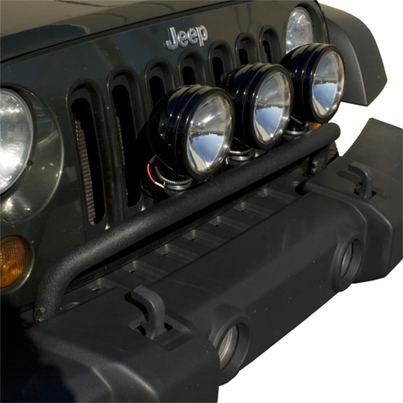 Rugged Ridge — Rugged Ridge 07-18 Jeep Wrangler JK Textured Black Bumper Mounted Light Bar
OFFROAD_LIGHTING