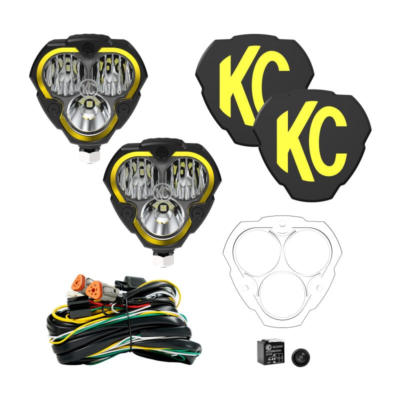 KC HiLiTES — FLEX ERA 3 - 2-Light Master Kit