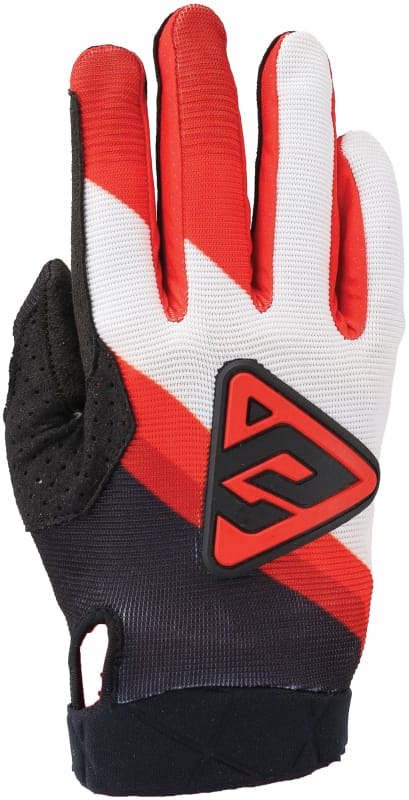 Answer — Answer Peak Flo Gloves Black/Red/White Youth - XL