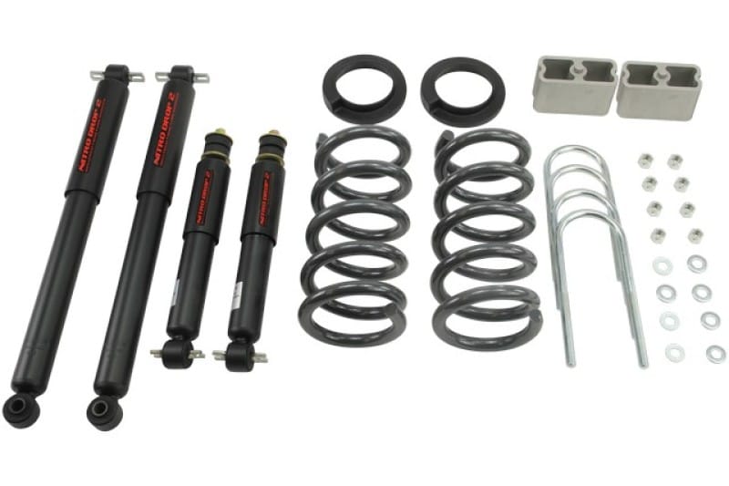 Belltech — Front And Rear Complete Kit W/ Nitro Drop 2 Shocks
LOWERING KIT W/ NITRO DROP 2 SHOCKS - 630ND