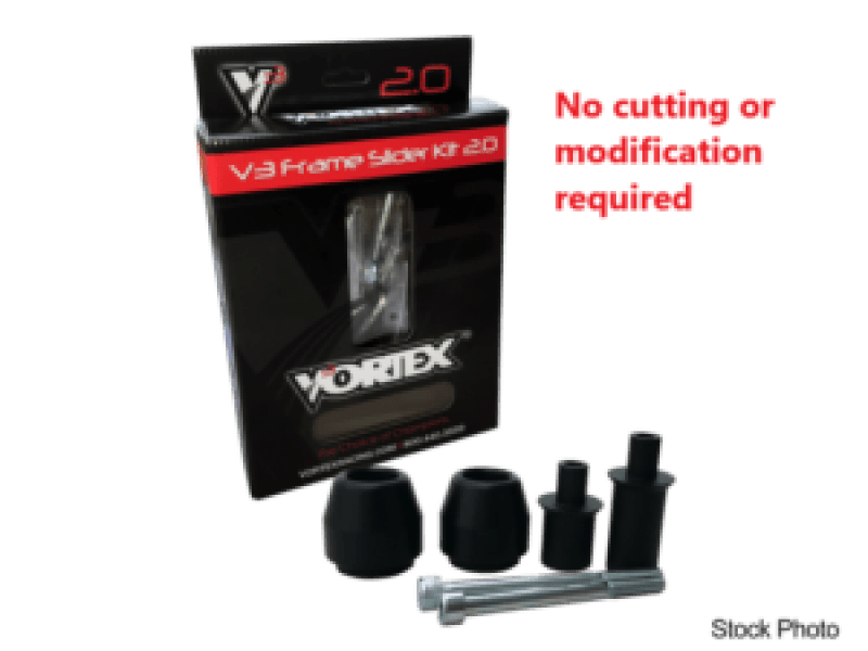 Vortex Racing — Vortex Racing 09-11 Kawasaki ER 6 N V3 2.0 Frame Slider Kit- No Cut