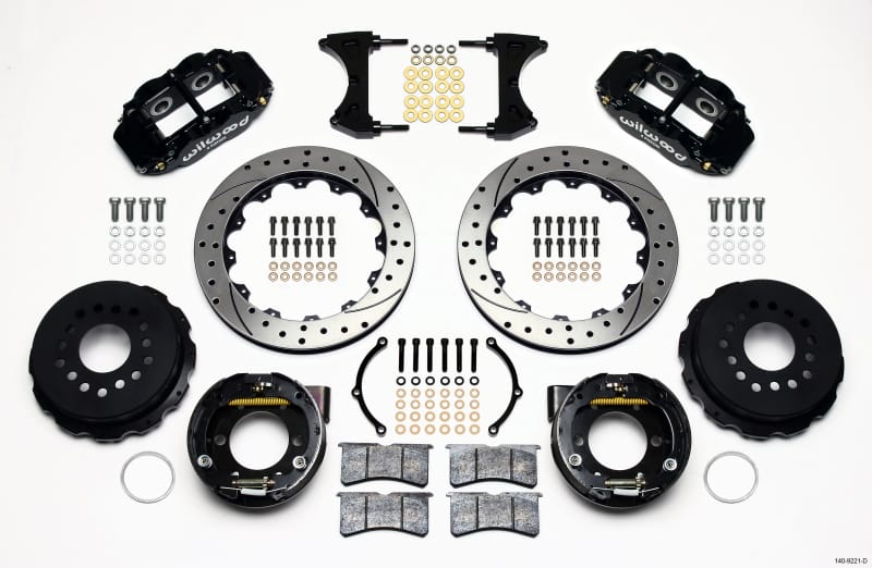 Wilwood — KIT,REAR,MUSTANG,05-UP,2.66 OFFSET FNSL4R,13.00 ROTOR,DRILLED