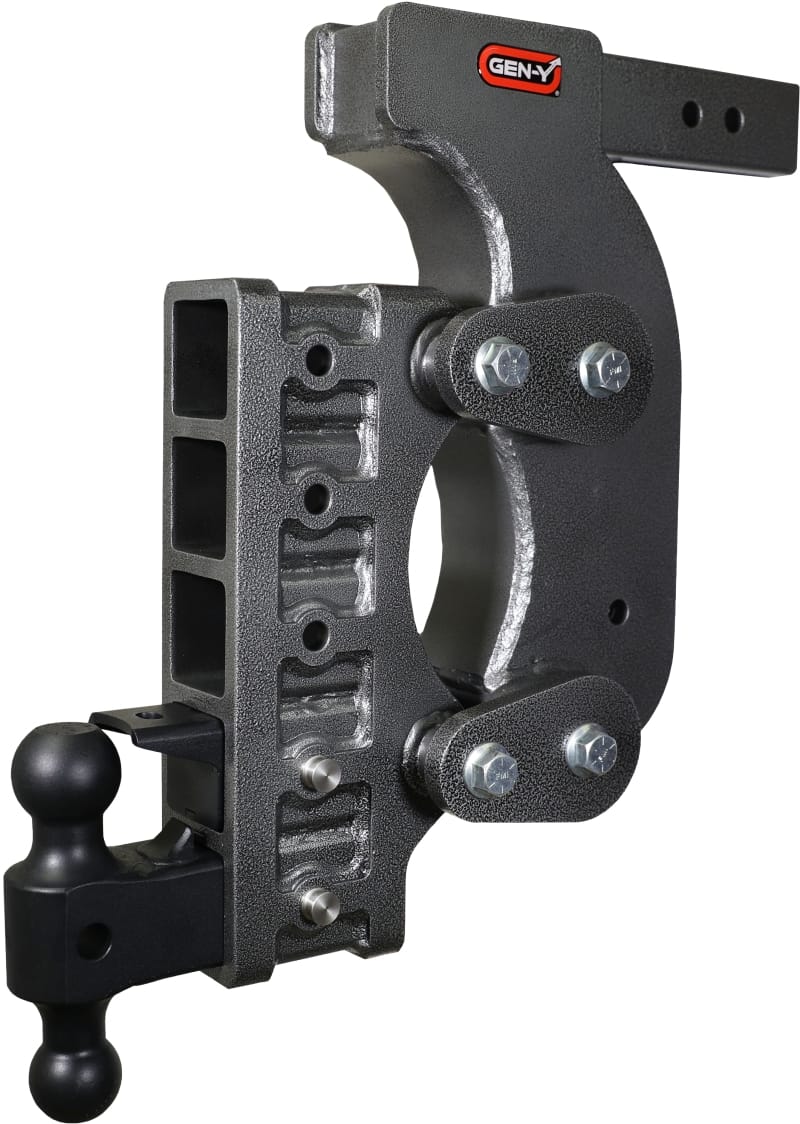 GEN-Y Hitch — Gen-Y The Boss Torsion-Flex 2.5in Receiver 18in Drop Hitch w/Dual-Ball/Pintle Lock/Stab Kit
Drop Hitch