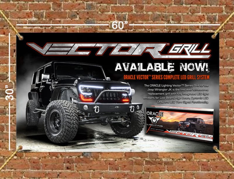 ORACLE Lighting — Banner, Vector Grill 60 in. x 30 in
