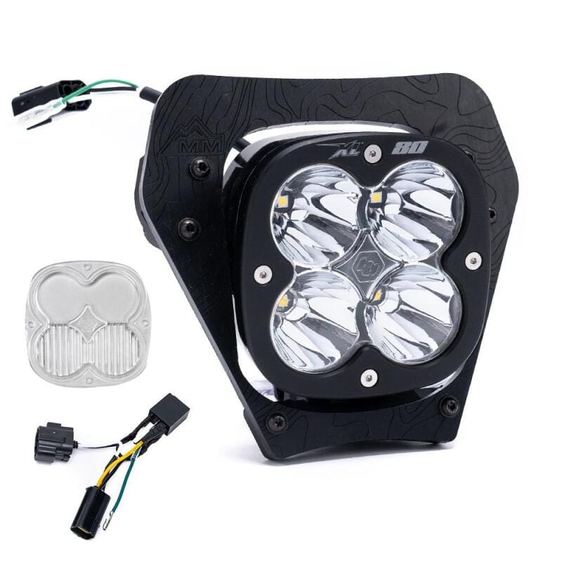 Baja Designs — Baja Designs 2024 KTM 350 EXC-F/ 350 XW-F/ 450 XCF-W XL80 (D/C) Headlight Kit w/ Hi-Low Harness