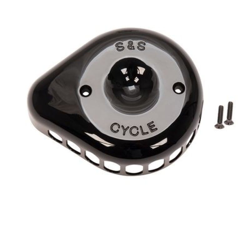 S&S Cycle — S&S Cycle Mini Teardrop Air Cleaner Cover For All Stealth Applications - Gloss Black