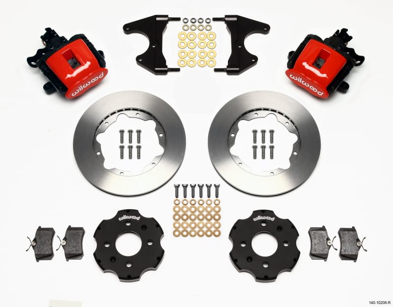 Wilwood — KIT,REAR,CPB,CIVIC,DRUM,2.46 HUB OFFSET 11.00 ROTOR,RED