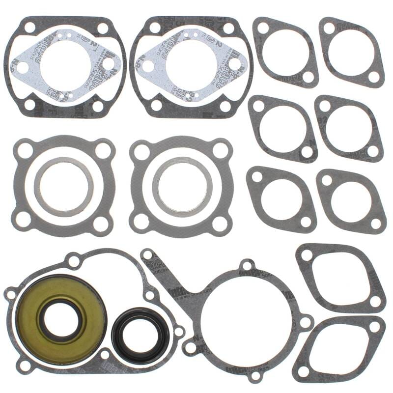 Vertex Pistons — Vertex Gaskets 73-74 Yamaha GP GP338 F GS in 75 Complete Gasket Kit w/ Oil Seals