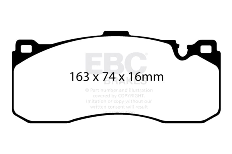 EBC — Redstuff Ceramic Low Dust Brake Pads