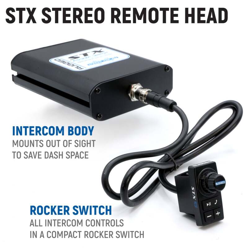 Rugged Radios — Rugged Radios Honda Pioneer Comp Comm Kit w/ BT 2-Way Radio STX Remote Head Intercom/M1 VHF Bus Band