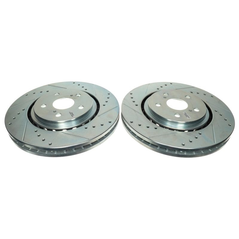 PowerStop — PowerStop Evolution Performance Drilled, Slotted & Plated Brake Rotor Pair
